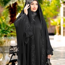 چادر یاسمین برودری دوزی
